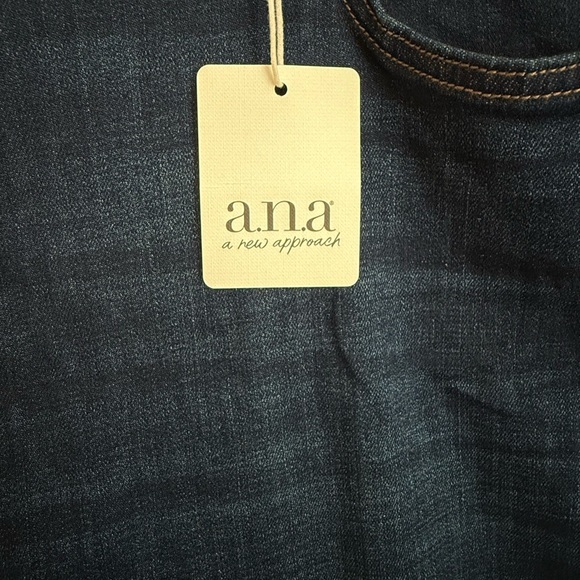 a.n.a Dark Blue Straight Leg Women's Jeans - Picture 3 of 4